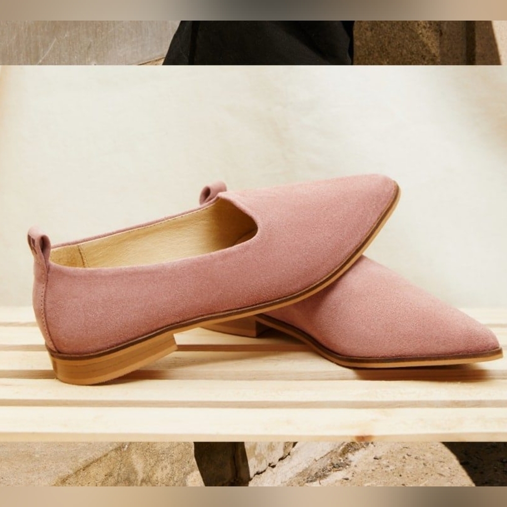 FRANK & OAK Ortholite Hybrid Mocassins women size 8 Pink color
